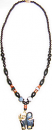 Collier en h�matite �l�phant 45cm, prix ttc