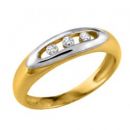 OR 375 J BAGUE DIAMANT 2 TONS 