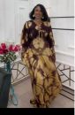 Robe en Tissu Dampé